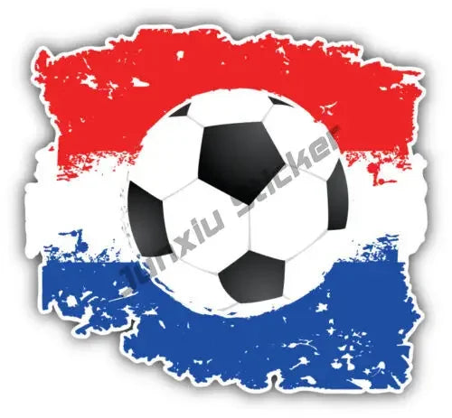 Netherlands Flag Naval Jack Flag  Decal Netherlands Football Amsterdam Flag Waterproof Sunscreen Decal Accessories Sticker