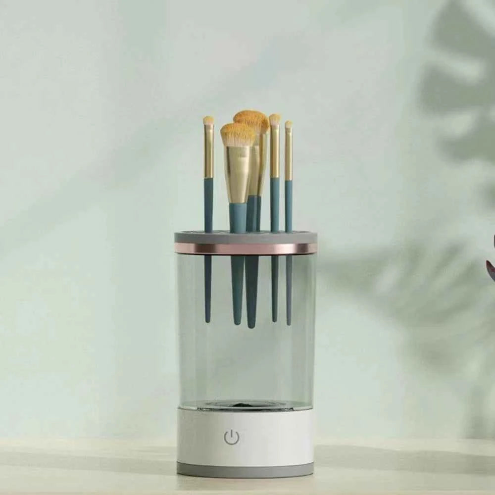 Makeup Brush Cleaner Is An Automatic Rotating Brush Cleaner For Deep Cleaning One Click Operation Is Suitable For All Makeup