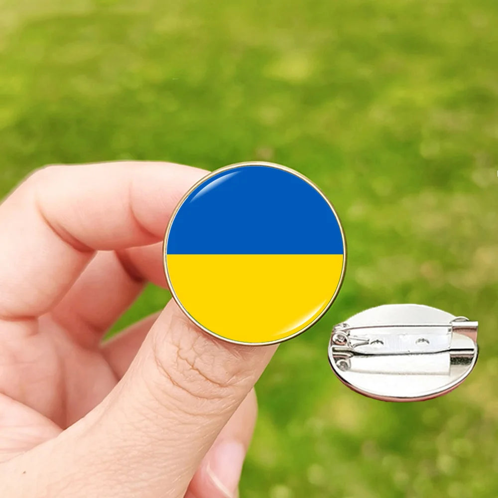 24 Football Flag Badge Pins Scotland Hungary Italy Croatia Spain Denmark England Serbia Romania Belgium Portugal Georgia Brooch