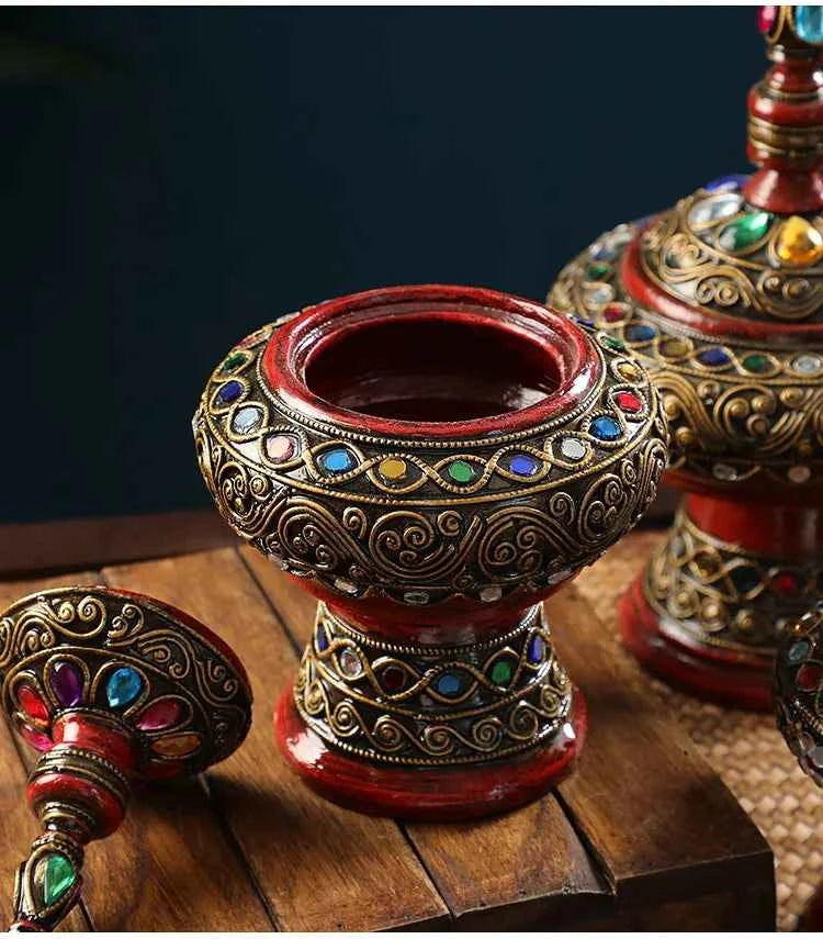 Home decoration, living room, TV cabinet, entrance, light luxury handicrafts, exotic ornaments