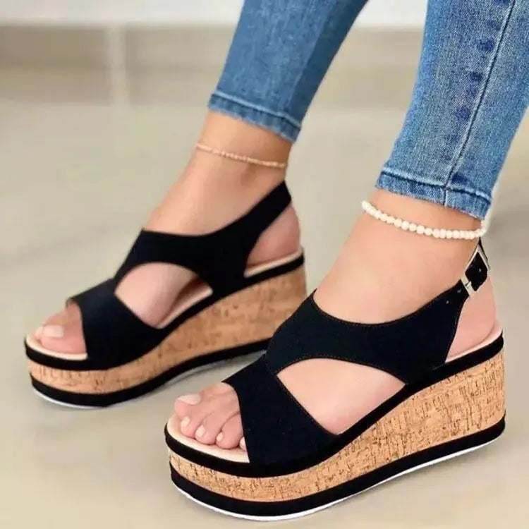 Sandals for Women Non-slip Peep Toe Platform Shoes