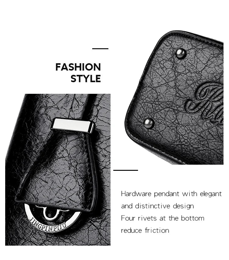 Women's PU Leather Handbags Ladies Large Tote Bag Female Square Shoulder Bags Bolsas Femininas Sac Fashion Crossbody Bags Purse