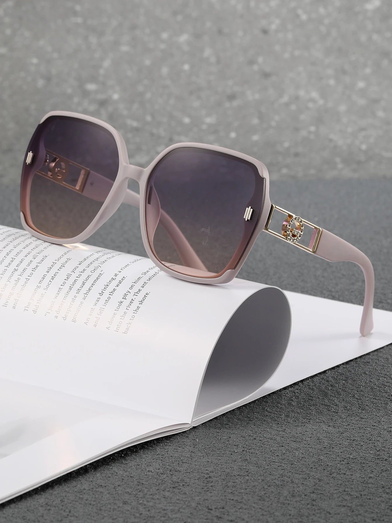 5 New sunglasses for women: UV-resistant sunglasses for women, high-end look, versatile for large faces, slimming glasses, high-