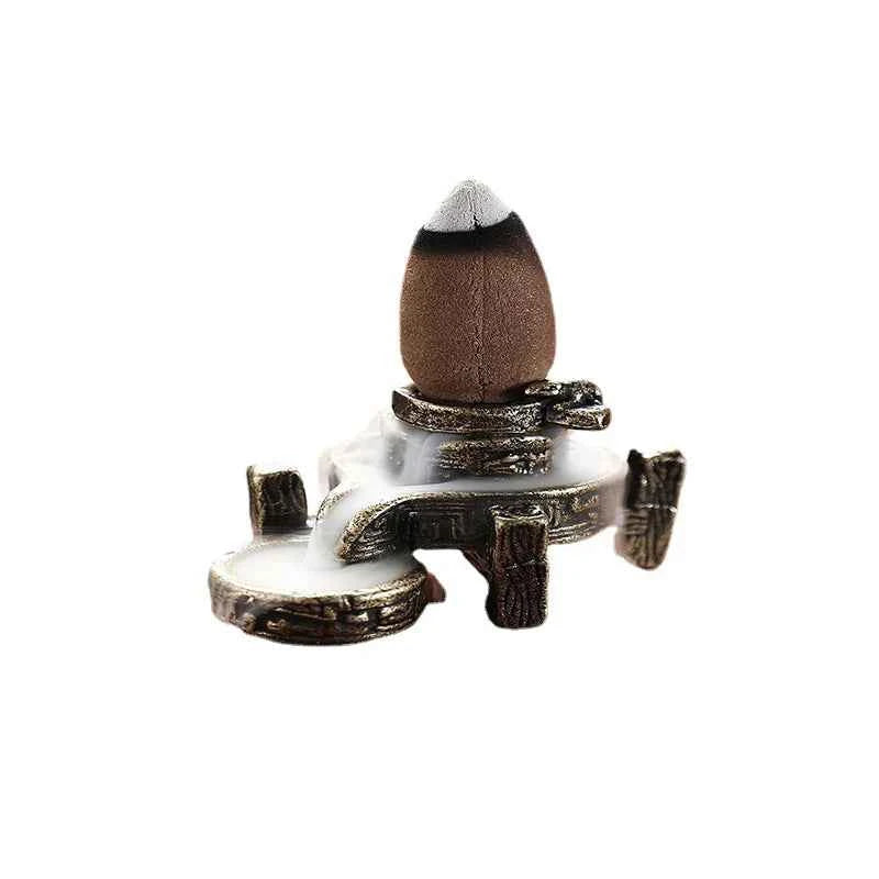 Antique Backflow Incense Burner Incense Stand DIY Home Zen Waterfall Decoration Tea Ceremony Ornaments