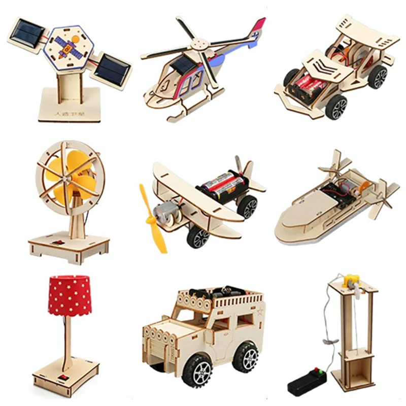Kid DIY Science Toys Scientific Experiment Kit Educational Children Stem Toys Student Handmade Assembly Craft Technology Project