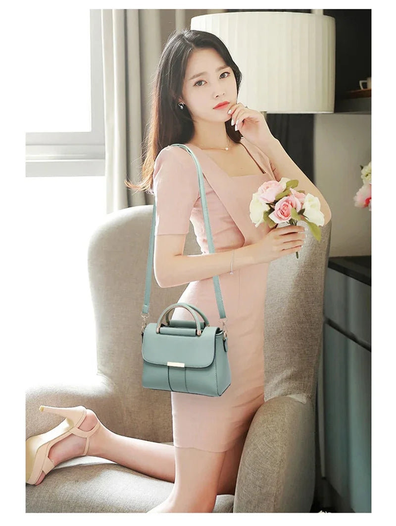 PU Leather Handbag Purse Women's Bag Trend Designer Shoulder Crossbody Sac Lady Messenger Small Tote Hand Pouch