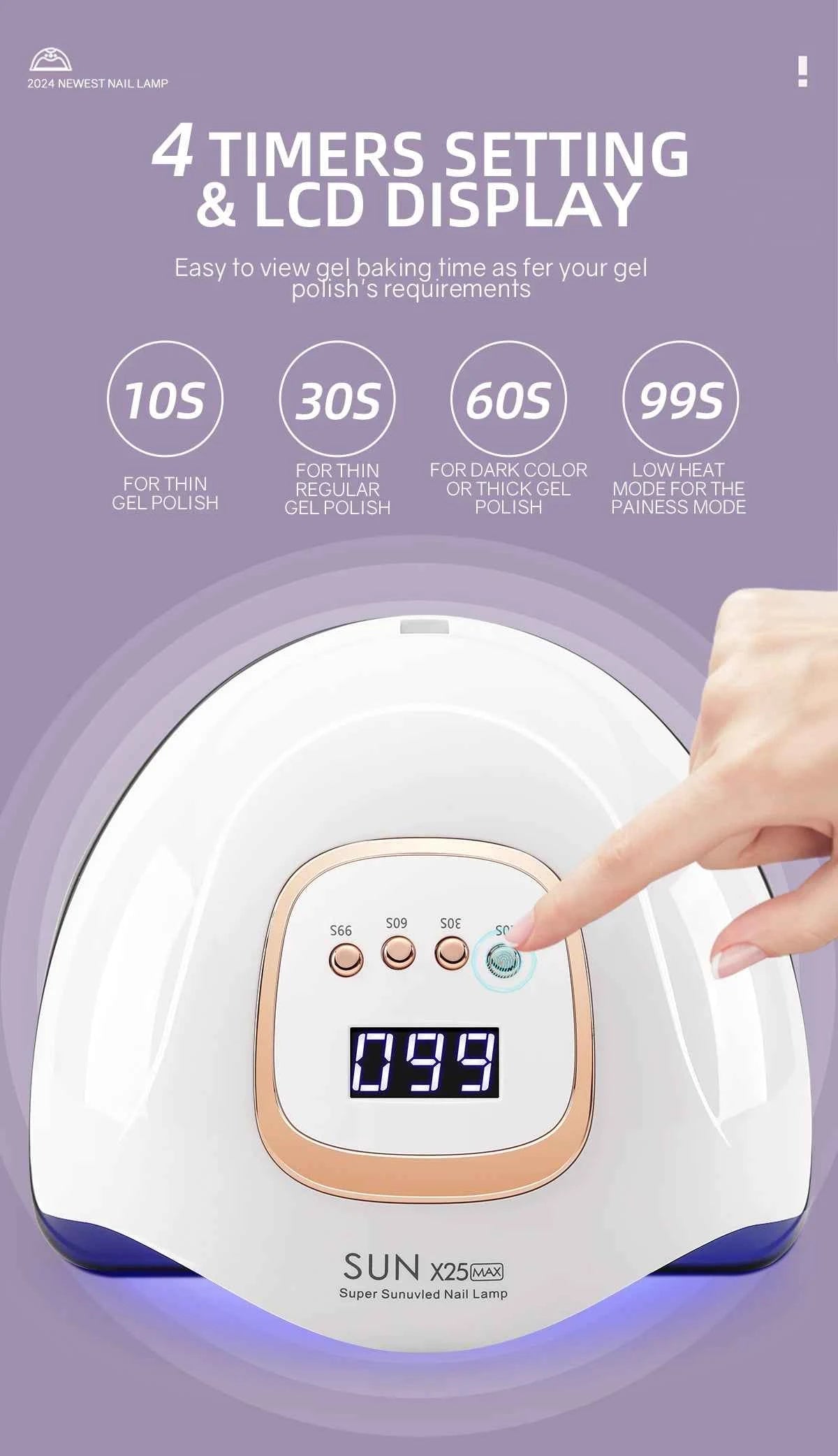UV LED Nail Lamp 380W Nail Curing Lamps