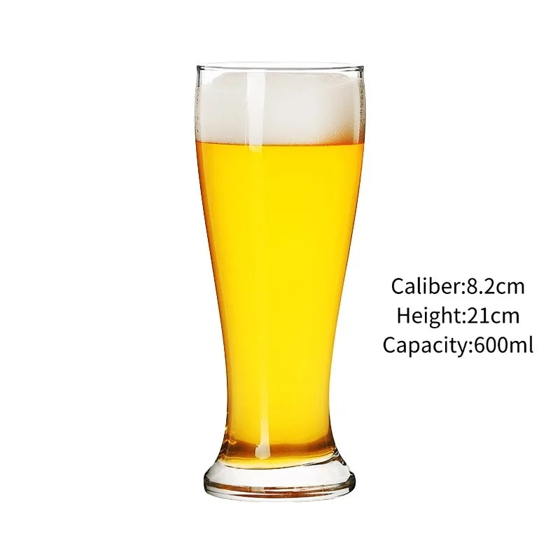 Craft Beer Cup Transparent Beer Mug Classical Draft Beer Cups Personality Cold Drink Cup Party Bar Accessory Pub Club Tools