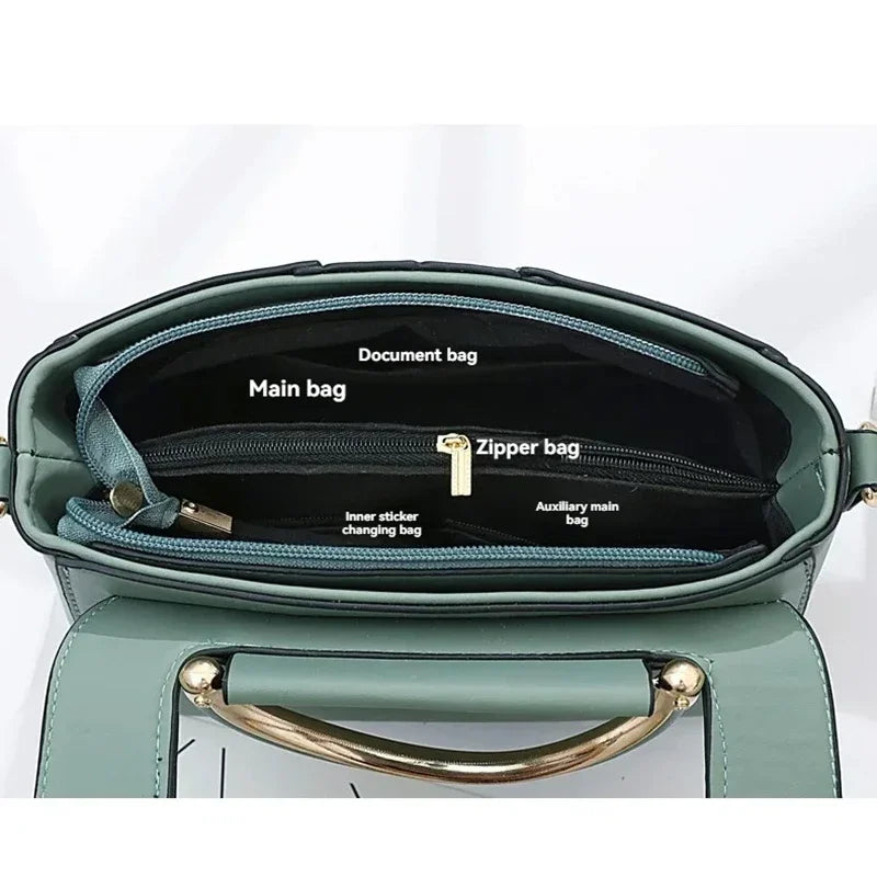 PU Leather Handbag Purse Women's Bag Trend Designer Shoulder Crossbody Sac Lady Messenger Small Tote Hand Pouch