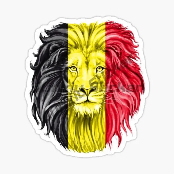 Belgium B Flag Map Emblem Creative Stickers Vinyl Helmet Wall Room Truck Window Motorcycle Camper Laptop Car Decal Assecories