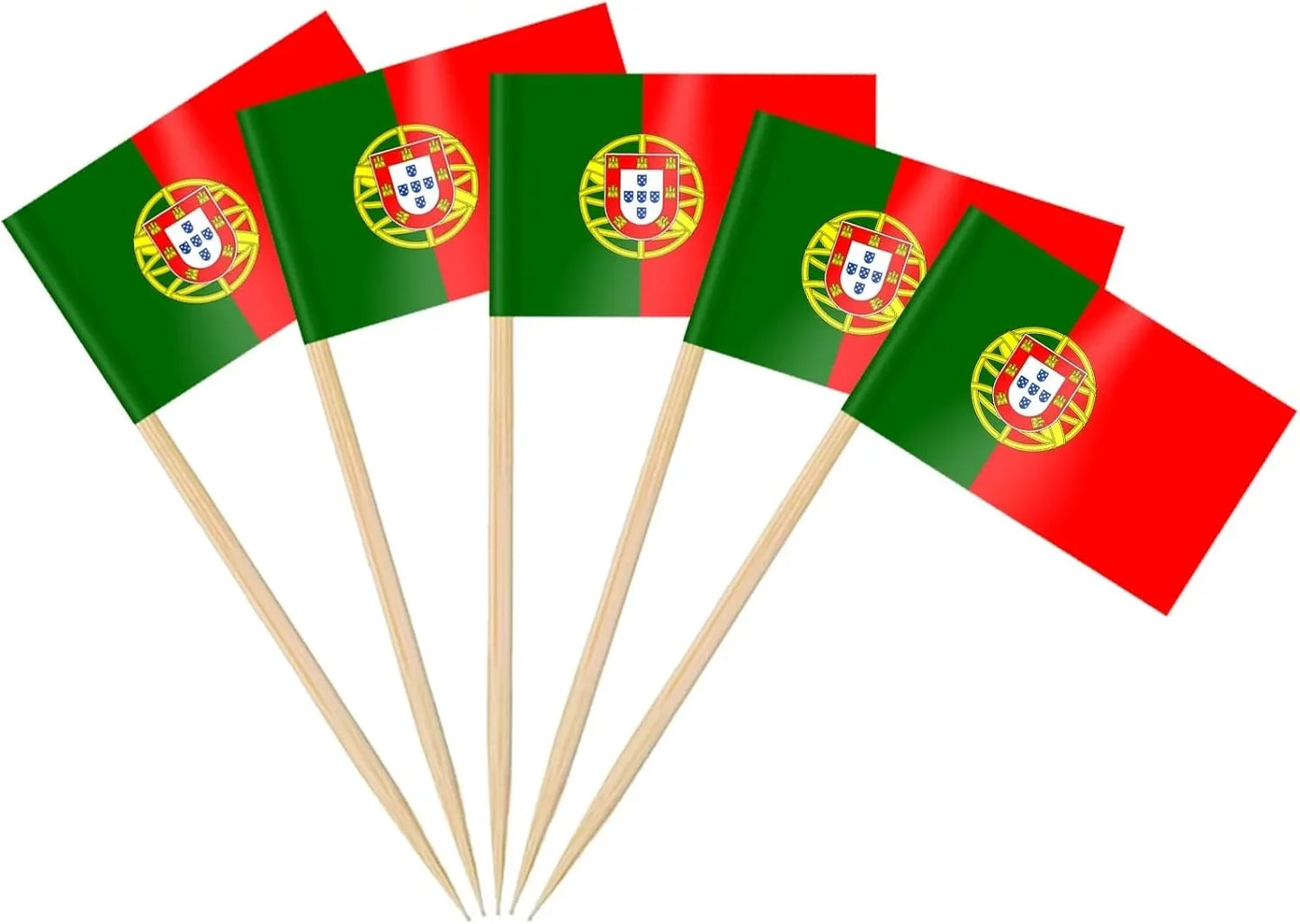 England Flag Toothpick,100 Pcs England Cupcake Toppers, Small England Stick Flags Double-sided for Football Party Decorations
