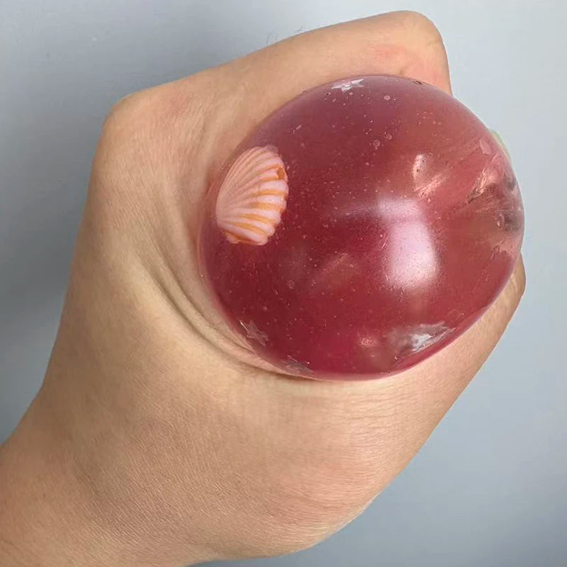 Adults Squishy Ocean Blocks Stress Balls Autism Sensory Toys Stress Anxiety Relief Fidget Toys Maltose Water Ball Gifts Bulk