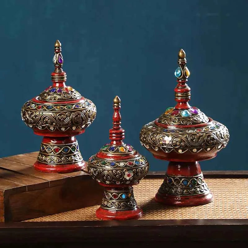 Home decoration, living room, TV cabinet, entrance, light luxury handicrafts, exotic ornaments