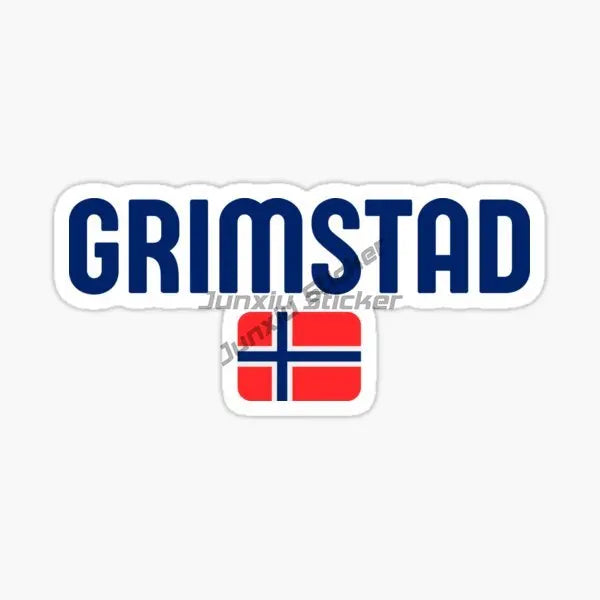 NORWAY National Flag and Emblem Car Stickers Car Laptop Trolley Case Helmet Decor Car Vinyl Bumper Waterproof Decal