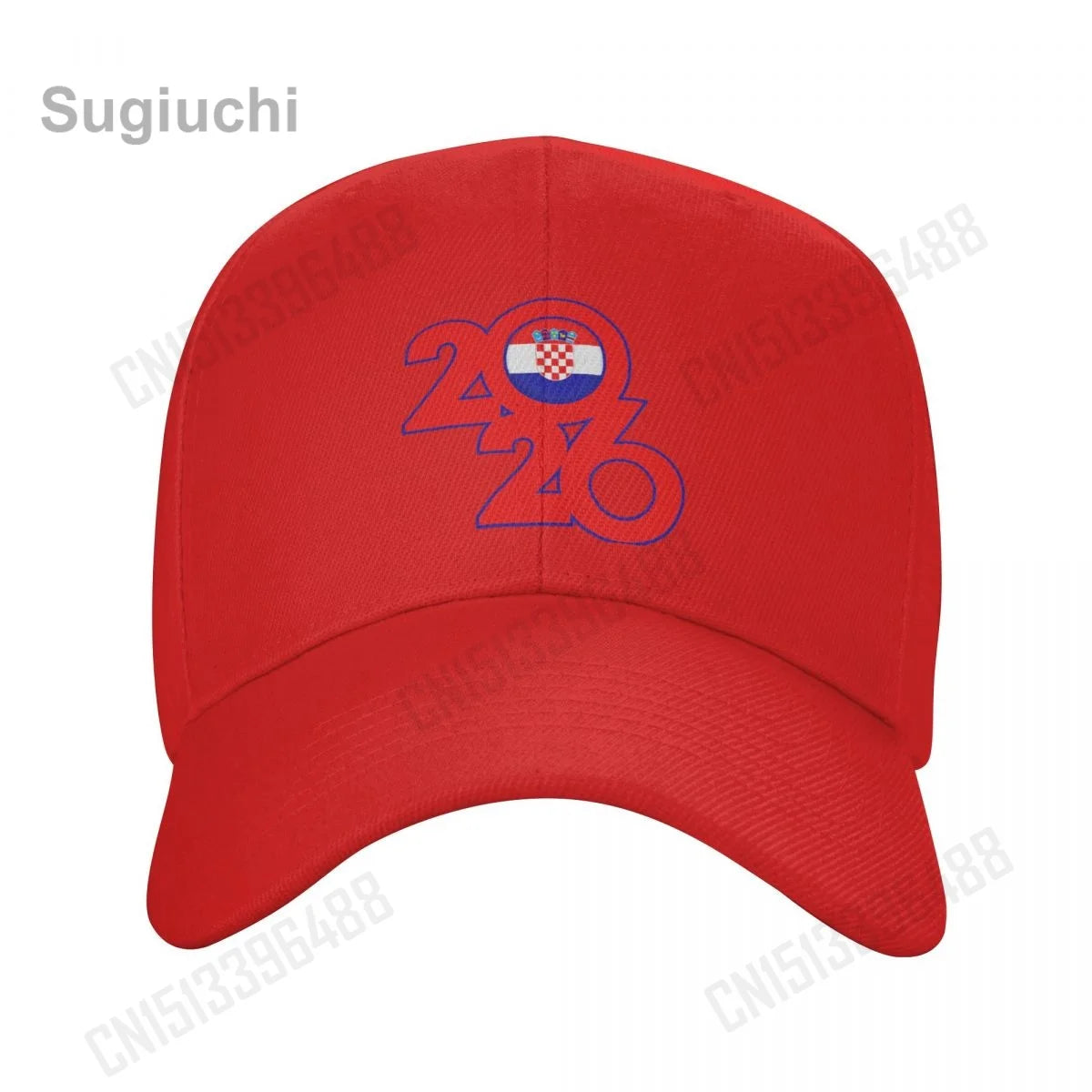 Croatia Flag With 2026 Baseball Cap Sun Breathable Adjustable Men Women Outdoor Soccer Hat For Fans Gift