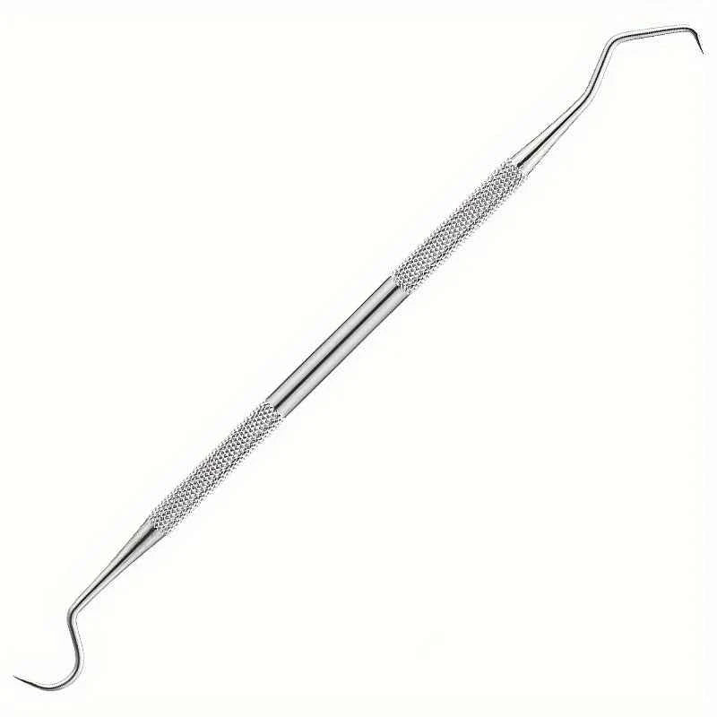 Tooth Cleaning Kit, Including Case, Tongue Scraper, Tweezers Scrapers Debris Removers,Toothpick Tools, Featuring Non-Slip Handle