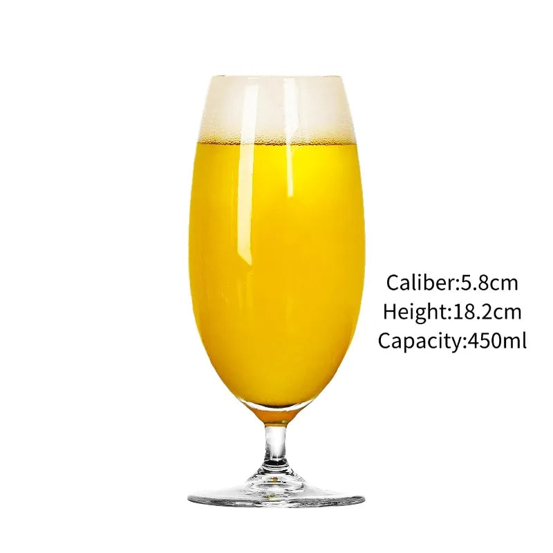 Craft Beer Cup Transparent Beer Mug Classical Draft Beer Cups Personality Cold Drink Cup Party Bar Accessory Pub Club Tools