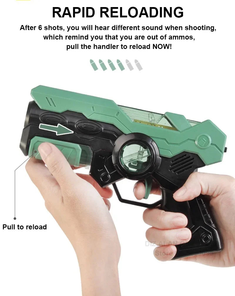 Infrared Toy Guns Play Set kids Laser Tag Battle Game Laser Strike Electric gun Weapon Pistol For Boys Children Indoor Outdoor