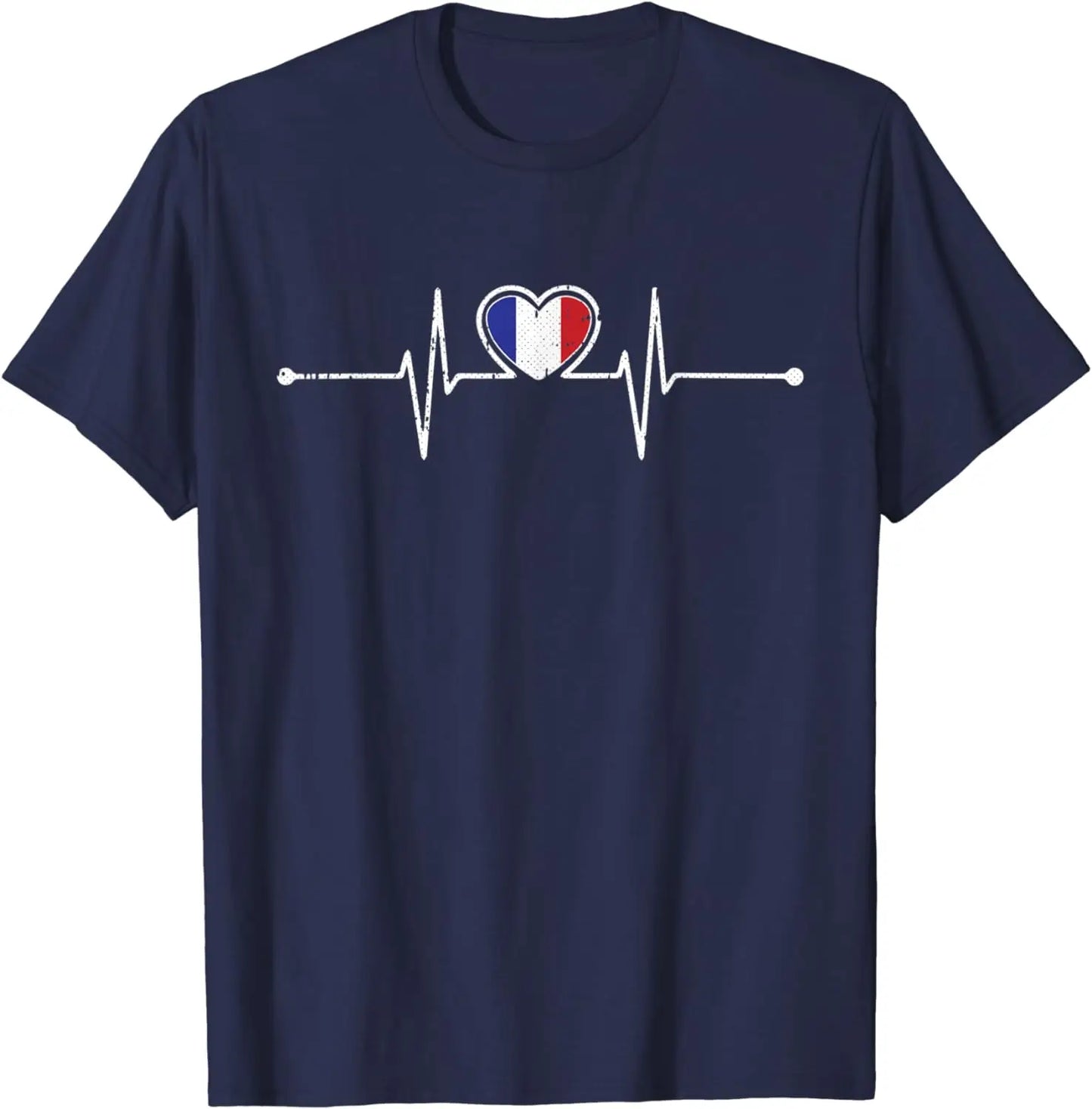 National France Flag Cock French Football Soccer Team T-Shirt Casual Cotton Daily Four Seasons Tees Oversized T Shirt