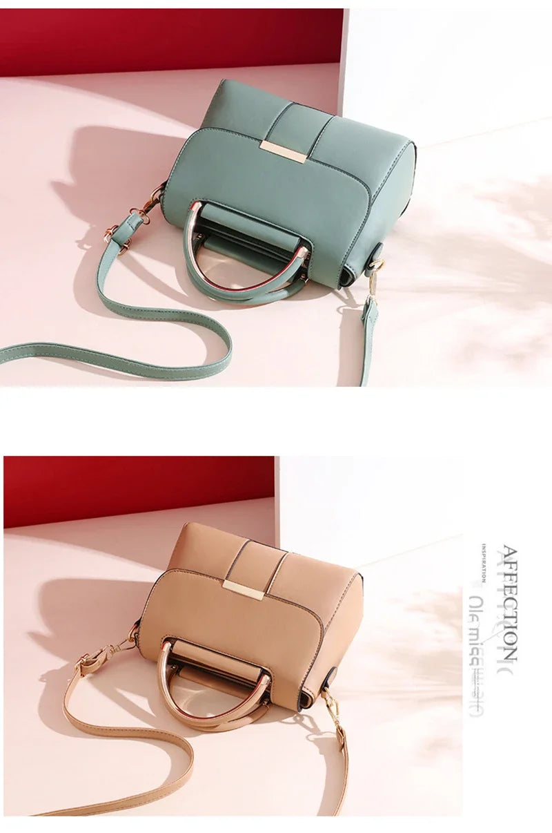 PU Leather Handbag Purse Women's Bag Trend Designer Shoulder Crossbody Sac Lady Messenger Small Tote Hand Pouch