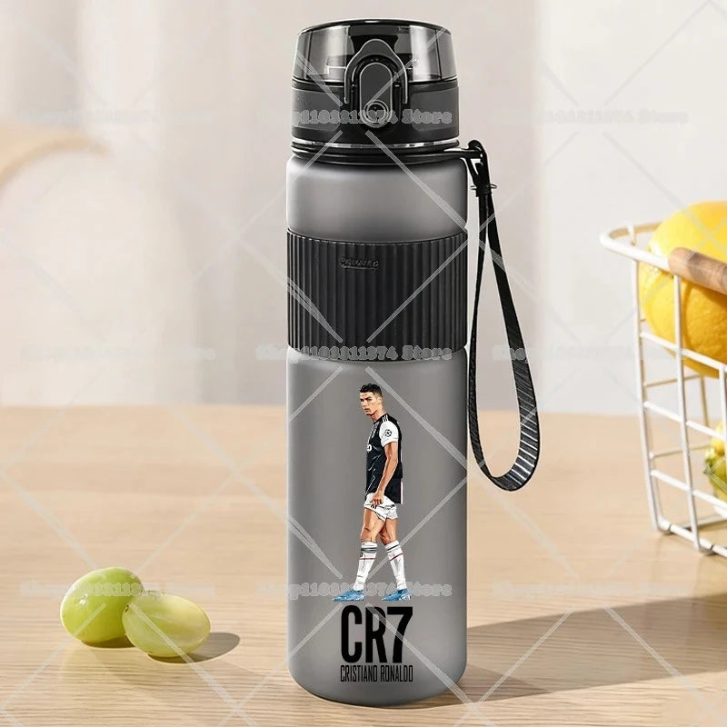 550ml CR7 Sports Water Bottles Football Star Ronaldos Frosted Bottle Outdoor Travel Gym Fitness Jugs Portable Drinking Cups Gift