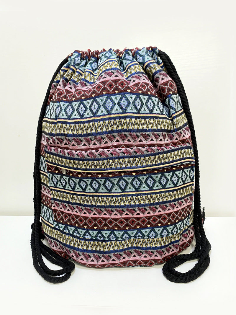 Original Simplicity Lightweight Light Ethnic Literary Style Backpack