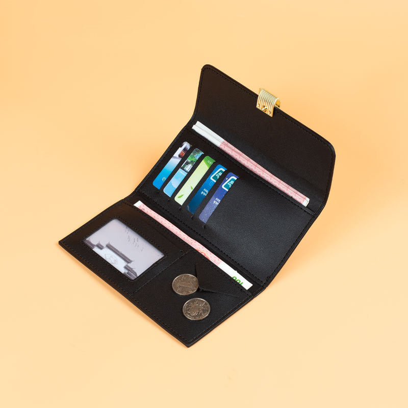 Ladies Long Hand Wallet, Multi-Slot Coin & Cash Purse, Travel Card Holder