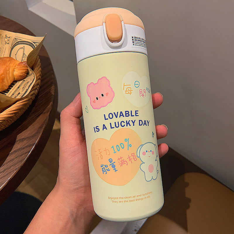 New Mori Style Portable Stainless Steel Water Cup