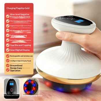 Electric Gua Sha Board Beauty Massager Cupping Device Electric Meridian Brush Home Abdominal Massage Gua Sha Board Massager