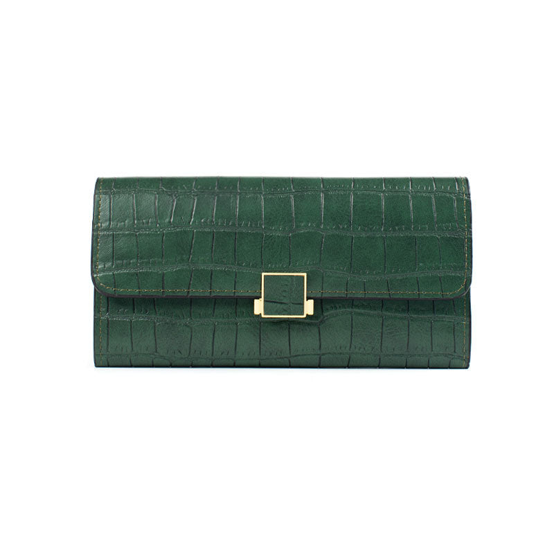 Ladies Long Hand Wallet, Multi-Slot Coin & Cash Purse, Travel Card Holder